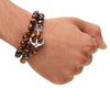 TCC™ Natural Tiger Eye Stainless Steel Anchor Bracelet